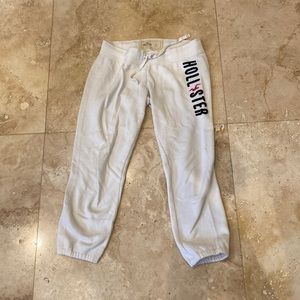 Hollister sweat pants, cropped small, gently used, cozy soft.